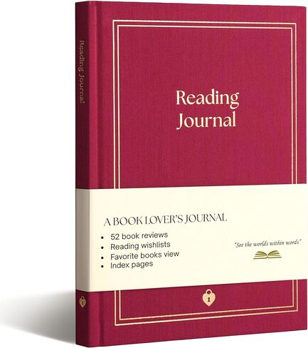 مجلة القراءة - مجلة كتاب لعشاق الكتب - مراجعة كتاب غلاف للكتاب المجلة وسجل القراءة لتتبع الكتب - هدايا عشاق الكتب - إكسسوارات الكتب - 52 مراجعات الكتب - سيج in Kuwait