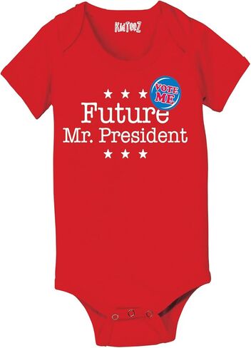 Instant Message - Future Mr. President - Infant Baby One Piece - Size 18 Months Navy in Kuwait