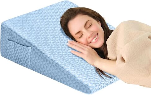 8" Leg Elevation Pillows Memory Foam Leg Support Bed Wedge Pillow Leg Elevated for Sleeping, Leg Pillows Good for Back& Knee& Hip& Ankles in Saudi Arabia