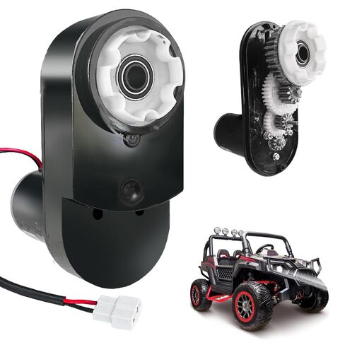 24V 3250RPM High Power Motor Gearbox Upgrade for Power Wheels,Go Kart Rear Side High Torque Motor for Ride On Car Truck Parts,Huffy Torex 4x4 UTV,ATV,150W,18V&20V,MY4845 in Saudi Arabia