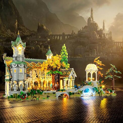 LED LED LED LID لـ 10354 Lord of the Rings The Shire Building Build Model (مجموعة المباني غير المدرجة) in Saudi Arabia