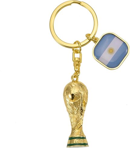الإصدار الرسمي لكأس العالم FIFA 2026 - سلسلة مفاتيح معدنية فاخرة من سبائك الزنك ثلاثية الأبعاد مقاس 1.75 بوصة مع شعار FIFA 2026 Dangler - عنصر محدود لهواة التجميع - للمفاتيح أو إضافتها إلى حقائب الظهر أو الحقائب كديكور in Kuwait