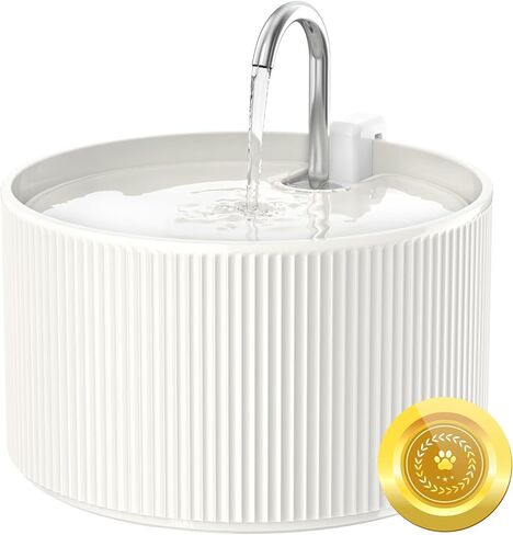 نافورة مياه Cat Cat Cat ، 2.1L/71oz Cupcake Pet Fountain للكلاب والقطط الداخلية ، 2 مضخات هادئة و 3 مرشحات in Kuwait