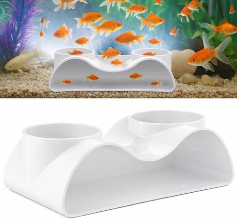1 PCS Aquarium Underground Tunnel Cave مع منحنى طبيعي اثنين من ثقب خزان السمك ديكور ديكور لوكس ، كوريدورا السلور ، bettas ، pleco والروبيان in Kuwait