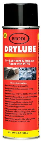 DryLube Dry Lubricant Spray, PTFE Infused, Industrial-Strength, Non-Oily, Fast-Drying, Silicone-Free, Non-Staining & Non-Chlorinated, Ultra-Low Friction Release Agent in Saudi Arabia