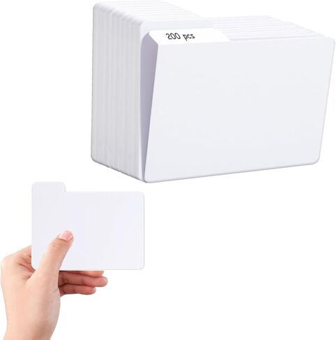 Qinguang Trading Card Dividers White | 180pcs أوراق الورق العمودية منظم للبيسبول/MTG/TCG/Sports/Game Cards | منظم فاصل الورق لصندوق تخزين البطاقات in Kuwait