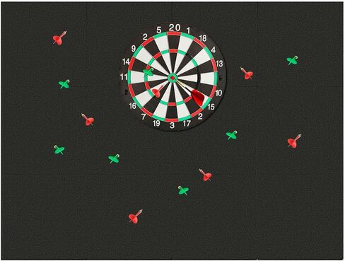 واقيات حائط سميكة للوحة رمي السهام: 36 × 24 × 0.6 بوصة لوحة خلفية محيطية كبيرة للوحة رمي السهام خلف ظهر لوحة رمي السهام in Kuwait