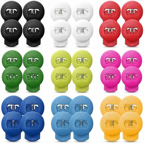 Baseball Glove Locks – 18 Pack Lace Locks for Baseball & Softball – 9 Assorted Colors (2 Each) – Glove Lock Clips for Glove Repair and Secure Fit - Youth & Adult Players in Kuwait