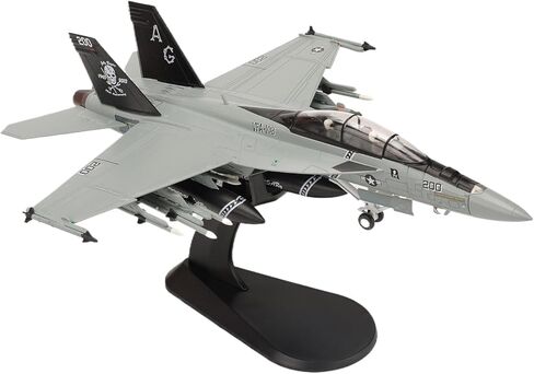 مقياس 1:100 F-18 سوبر هورنت نموذج طائرة مقاتلة معدنية جولي روجر نماذج طائرات عسكرية مصبوبة للتجميع أو الهدايا in Kuwait