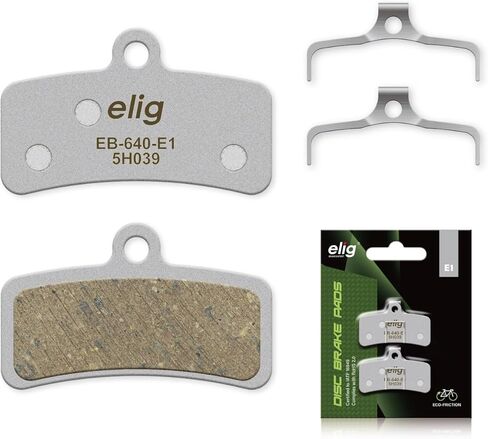 وسائد فرامل قرص الدراجة من ELIG لشيمانو ديور XT M8020، M8120/Saint M810، M820/SLX M7120/XTR M9120/Zee M640/Tektro Orion 4P، Dorado/Trp Quadiem، Slate T4 ｜MTB/eMTB/Downhill/Trail/Enduro Race in Kuwait