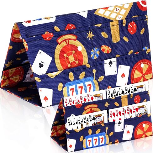 Eersida 2 Pack of Bingo Card Holder for Pull Tabs Playing Card Holder Bingo Accessories Canasta Poker Bridge Family Game Night Supplies for Adults in Saudi Arabia
