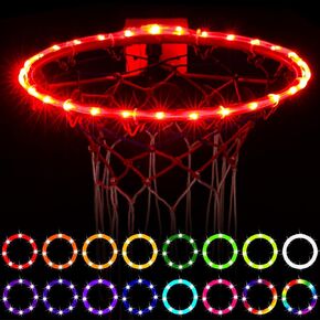 Waybelive LED Basketball Lights Set, Remote Control LED Basketball Rim&Backboard Light, 16 Color Change by Yourself, Waterproof, Super Bright to Play at Night Outdoors(Rim&Backboard not Included) in Kuwait