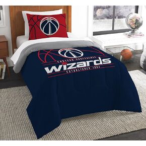 مجموعة لحاف وشام من شركة Northwest Company NBA Washington Wizards، كاملة/كوين، عكسية in Kuwait