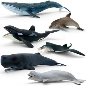 مجموعة حيوانات المحيط الفك المنقولة - 13 "موساسوروس ، 10.6" Megalodon Shark و 7.8 "Octopus Action Figure Toys for Kids and Collects (3 PCS) in Kuwait