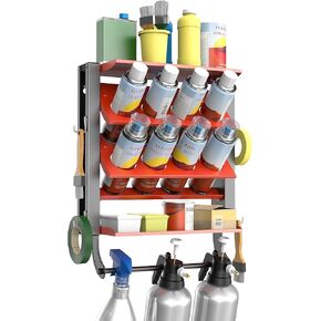 حامل الرش Ultrawall حامل حامل ، حامل زجاجة رذاذ مثبتة على الحائط ، رف جدار مرآب ، رف تخزين الأداة ، رف تخزين الأدوات in Kuwait