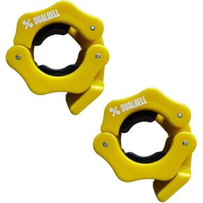 Weight Collars, Quick Release Barbell Clamps for 1" Standard Diameter Bars, Exercise Collars Fit 1"(25mm) Quick Lock Pair of Collar Clips for Home Gym Weightlifting Fitness Training (Blue) in Kuwait