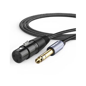 DUKABEL USB Microphone Cable, Upgraded XLR to USB-A Cable with 24bit/96KHz XLR Recording Cable for Podcasting Recording, 1.8M/6FT Mic Adapter for PC, Laptop in Kuwait