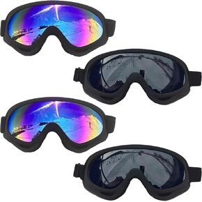 Ski Goggles, 4 Pack Snow Snowboard Goggles for Men Women Kids & Youth UV Protection Dustproof for Skiing Winter Sports in Saudi Arabia