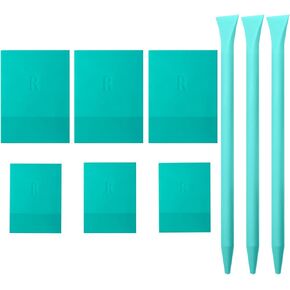 مطاط Boolooen Mini Squeegee ， مُحسّن للاستخدام مع الإستنسل والتحويلات المدعومة بالشبكة - الممسحة الصغيرة لمحترقة معجون الخشب ، والطلاء ، والشاشة (2) in Kuwait