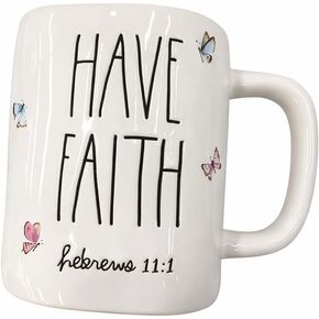 Rae Dunn PEACE BE WITH YOU Mug - Ceramic Double sided in Kuwait