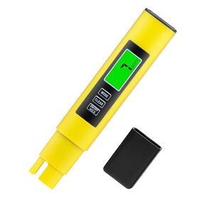 TDS Meter Digital Water Tester 3-in-1-تدابير TDS ، EC ودرجة الحرارة-0-9999 جزء في المليون-اختبار جودة المياه العالي لمياه الشرب ، وحدود ، حمامات السباحة ، الزراعة المائية-أبيض in Kuwait