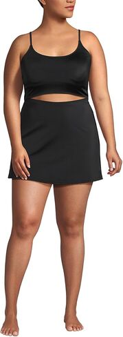 Lands' End Women's Tugless Monokini Swim Dress Swimsuit in Saudi Arabia
