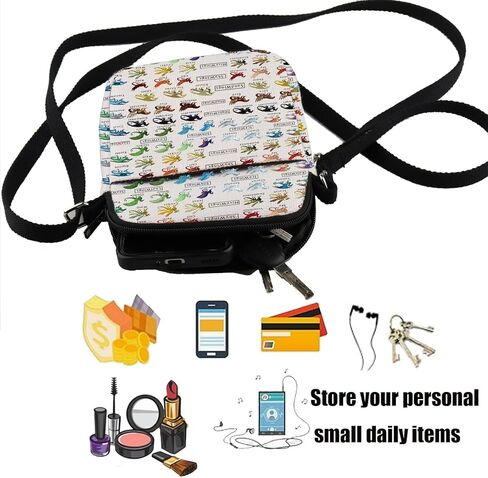 PXTIDY Wings Fire Novel Dragon Crossbody Bag Dragon Character Lover Gift Wings Fire Party Dragon Themed Bag Darkstalker Gift in Kuwait