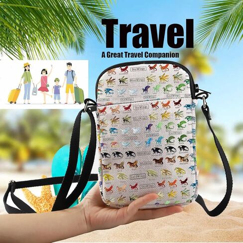 PXTIDY Wings Fire Novel Dragon Crossbody Bag Dragon Character Lover Gift Wings Fire Party Dragon Themed Bag Darkstalker Gift in Kuwait