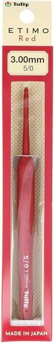 Tulip Etimo Red Crochet Hook Soft-Grip 3.00mm - 1pc in Saudi Arabia