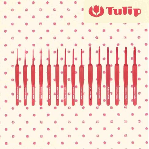 Tulip Etimo Red Crochet Hook Soft-Grip 3.00mm - 1pc in Saudi Arabia