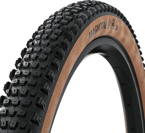 Continental Magnotal 29x2.40 Tubeless Ready Mountain Bike Tire | 1 Pack, Fast & Grippy On Mixed & Loose Terrain, E25 Electric Bike Rated, Folding — Soft Compound, Trail Casing, Black/Transparent in Saudi Arabia