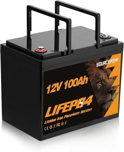 بطارية ليثيوم 12.8 فولت 170 أمبير LiFePO4 BCI Group 31، بطاريات دورة عميقة قابلة لإعادة الشحن مع 150 أمبير BMS، 8000+ دورات عميقة، لمحرك التصيد والقوارب والمركبات الترفيهية والطاقة الشمسية وخارج الشبكة in Saudi Arabia