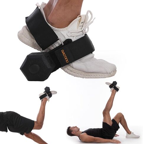 Monkey Foot Dumbbell Attachment for Glute Kickback Women's Leg Exercise Workouts at Home Adjustable Ankle Gym Strap Foot Weights Lifting Attachments Equipment for Men Hamstring Curls in Saudi Arabia