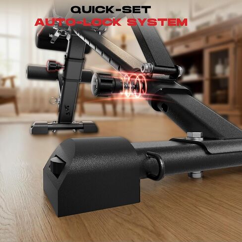 مقعد وزن قابل للتعديل، مقعد تمرين قابل للطي بوزن 880 رطل مع مسند رأس ممتد لتدريب قوة الجسم بالكامل، مقعد منحدر مع قابل للطي in Kuwait