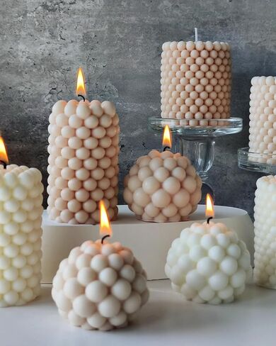 Silicone Candle Molds, 3D Spiral Heart Stepped Silicone Molds, Romantic Geometric Design, Colorless, BPA Free, Silicone Molds for Candle Making, DIY, Resin, Wax, Soap, Clay, Chocolate Etc in Saudi Arabia