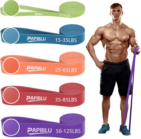 أربطة سحب لأعلى، مجموعة أربطة مقاومة للمساعدة في السحب، أربطة تمرين مع مرساة باب ووسادات قبضة للرجال والنساء للتمرين، العلاج الطبيعي، تدريب العضلات in Kuwait