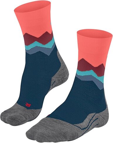 FALKE Women's TK2 Explore Crest Hiking Socks, Quick Dry Merino Wool, 1 Pair in Saudi Arabia