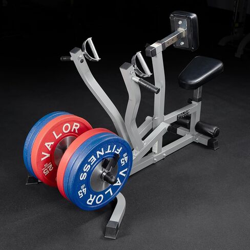 Valor Fitness Seated Row Machine – Plate Loaded with Converging Arms & Multi-Grip Handles, 400 lb Capacity, 2" Plate Adapters for Back & Chest Strength Training Home Gym Equipment in Saudi Arabia