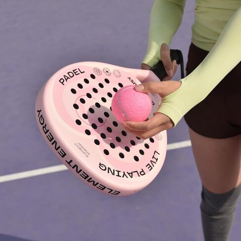 Pink Padel Balls, Tennis Balls, Suitable for Training, Matches & Practice Sessions in Saudi Arabia