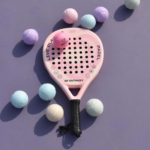 Pink Padel Balls, Tennis Balls, Suitable for Training, Matches & Practice Sessions in Saudi Arabia