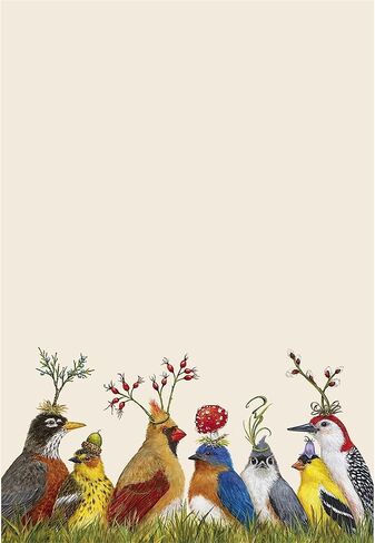 Vicki Sawyer Vegintarian Owl Notepad - وسادة مذكرة قرطاسية زخرفية لطيفة لقائمة التسوق ، لإجراء قائمة ، تذكير - 30 ورقة لكل وسادة 6.5 × 9.5 بوصة in Kuwait