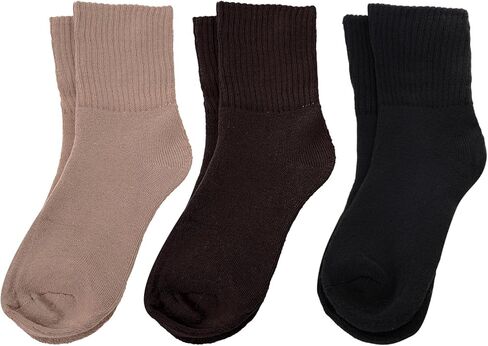 hoyuwak 3 PCS Winter Boots Socks Warm Wool Cozy Knit Crew Socks for Women Fall Winter Christmas Gifts in Saudi Arabia