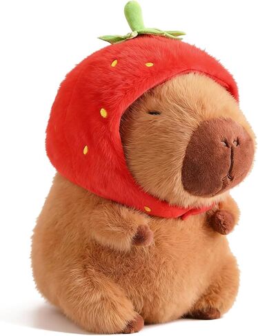Capybara Plush مع حقيبة ظهر للسلحفاة ، Kawaii Capybara دمية محشوة هدايا عيد ميلاد الزخرفة ، لعبة جميلة أفخم لمحبي الفتيات الكرتون in Kuwait