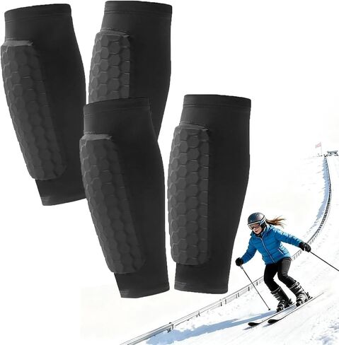 2 Pairs Kids Soccer Shin Guards,Soccer Shin Guards Pads for Youth Adult with Honeycomb Pads Protective Soccer Shin Pads Gear for Boys, Girls in Saudi Arabia