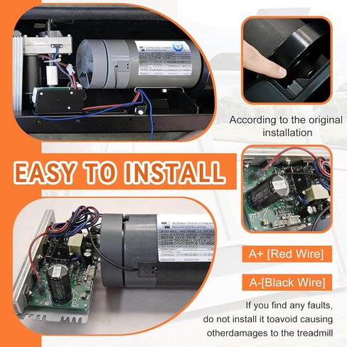 محرك مشاية متوافق مع دولاب الموازنة، M-405565 130 فولت 2.80 حصان تيار مستمر 1939 وات استبدال محرك محرك تيار مستمر لـ NordicTrack & forProForm، OE# C3364B4370M M-405565 m-362190 405618 314571 349568 356334. in Kuwait