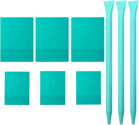 مطاط Boolooen Mini Squeegee ， مُحسّن للاستخدام مع الإستنسل والتحويلات المدعومة بالشبكة - الممسحة الصغيرة لمحترقة معجون الخشب ، والطلاء ، والشاشة (2) in Kuwait