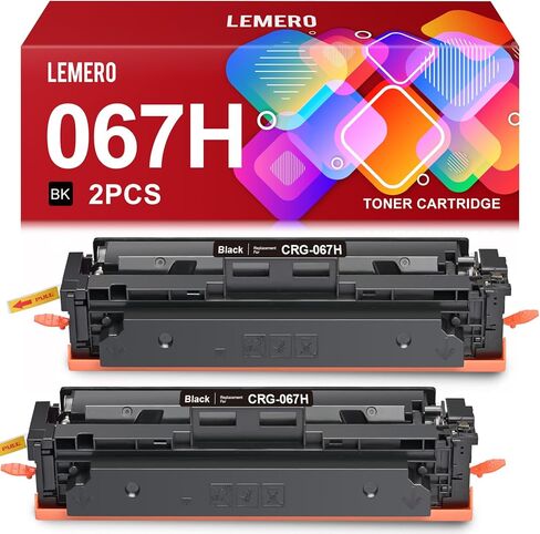 Lemero Compatible 054H Toner Cartridge استبدال Canon 054 054H خراطيش الحبر المحددة لطبقة Canon Color ImageClass MF644CDW MF642CDW LBP622CDW MF641CW in Kuwait