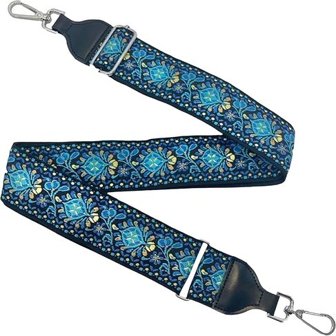 CMC Jacquard Banjo Strap for Men and Women, with Adjustable Buckle and Spring Clips, 2" Wide, 60" Long, in Saudi Arabia