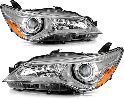 Headlight Assembly For Chevrolet Trailblazer 2002-2009 For Chevrolet Trailblazer EXT 2002-2006 Black Housing Clear Reflector Clear Lens Driver and Passenger Side Headlamp in Saudi Arabia