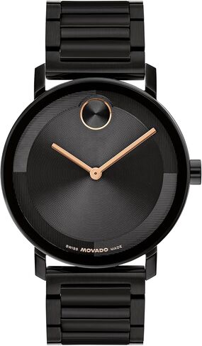 Movado Bold Evolution 2.0 Men's Watch - Swiss Quartz Movement, Stainless Steel Link Bracelet - 3 ATM Water Resistance - Luxury Fashion Timepiece for Him - 40mm in Saudi Arabia
